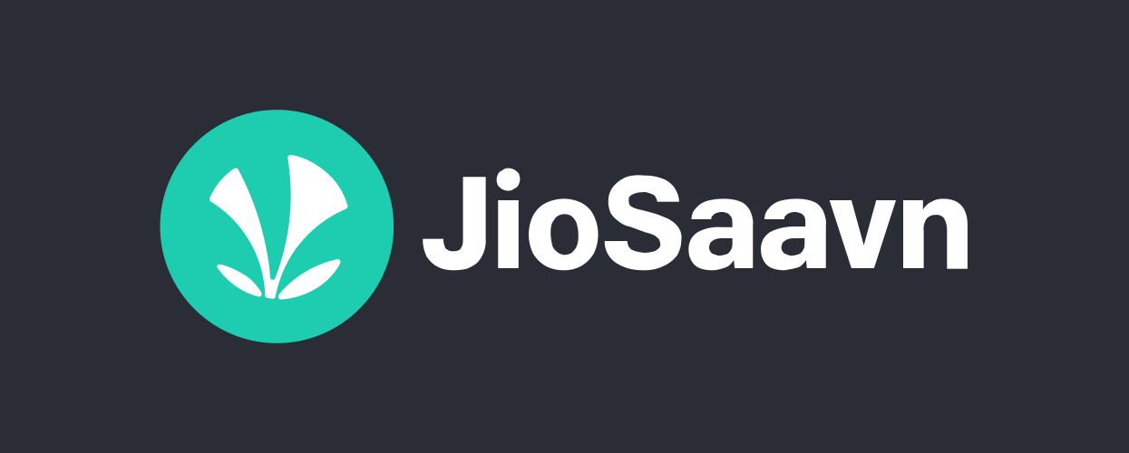 JioSaavn Logo on Navy